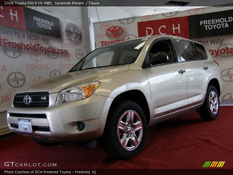 Savannah Metallic / Taupe 2008 Toyota RAV4 V6 4WD