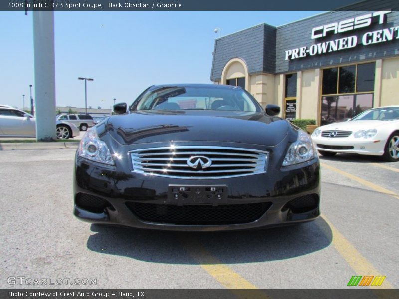Black Obsidian / Graphite 2008 Infiniti G 37 S Sport Coupe