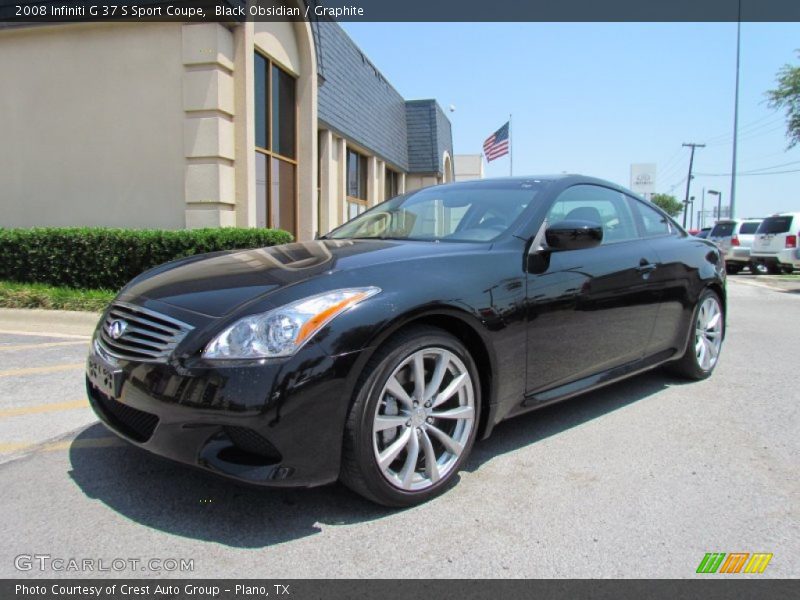 Black Obsidian / Graphite 2008 Infiniti G 37 S Sport Coupe
