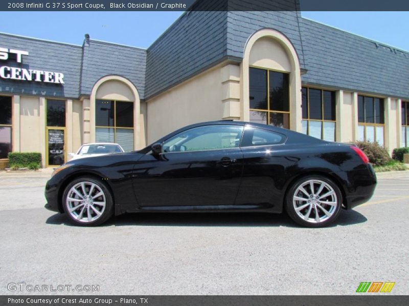 Black Obsidian / Graphite 2008 Infiniti G 37 S Sport Coupe