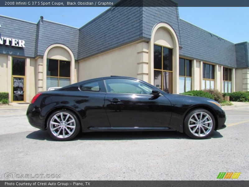 Black Obsidian / Graphite 2008 Infiniti G 37 S Sport Coupe