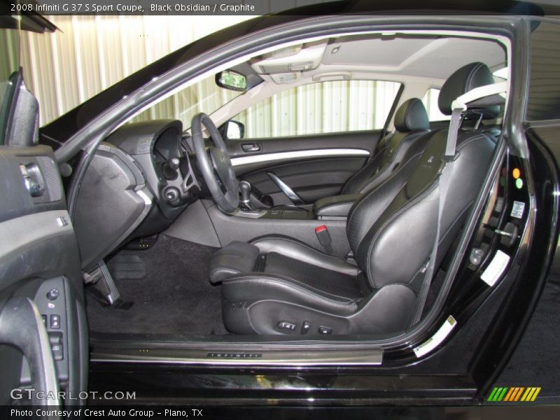 Black Obsidian / Graphite 2008 Infiniti G 37 S Sport Coupe