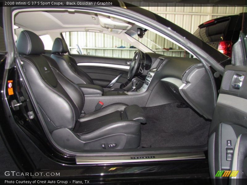 Black Obsidian / Graphite 2008 Infiniti G 37 S Sport Coupe