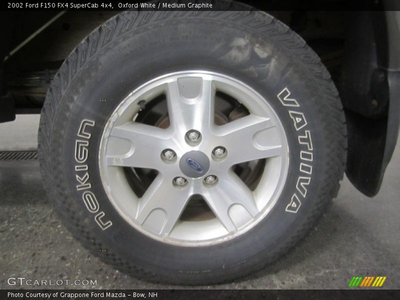 Oxford White / Medium Graphite 2002 Ford F150 FX4 SuperCab 4x4