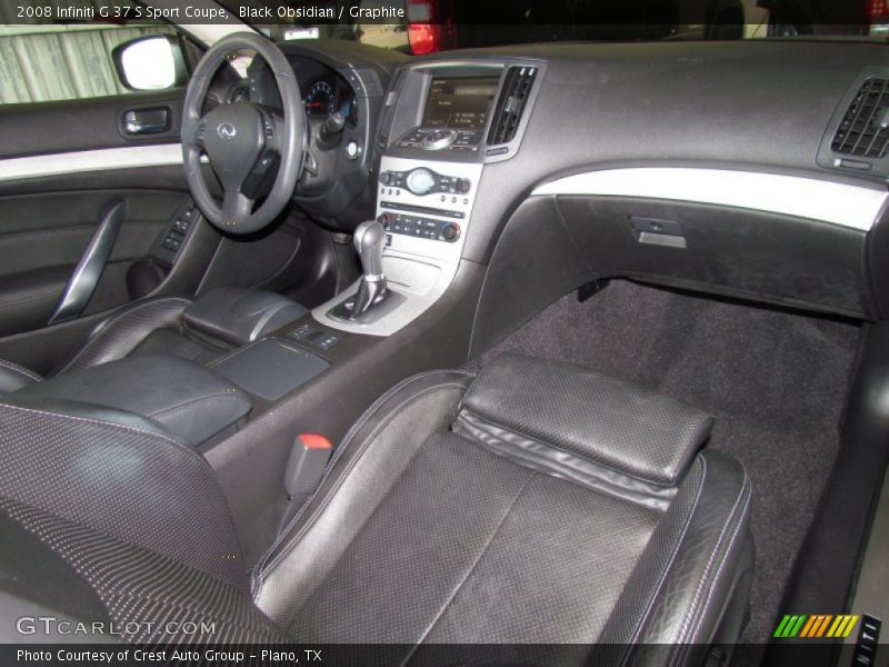 Black Obsidian / Graphite 2008 Infiniti G 37 S Sport Coupe