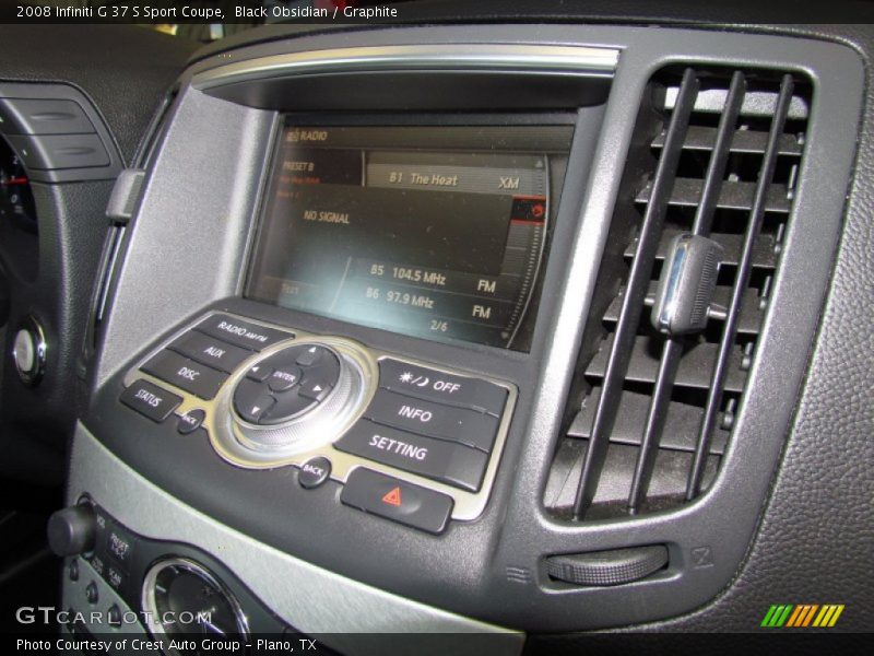 Black Obsidian / Graphite 2008 Infiniti G 37 S Sport Coupe