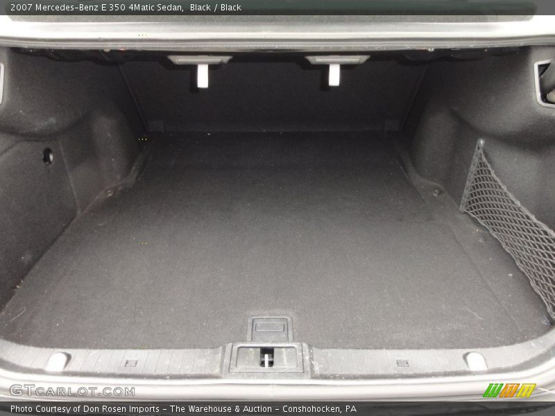 Black / Black 2007 Mercedes-Benz E 350 4Matic Sedan