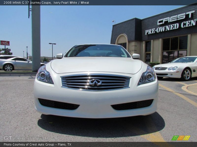 Ivory Pearl White / Wheat 2008 Infiniti G 37 Journey Coupe
