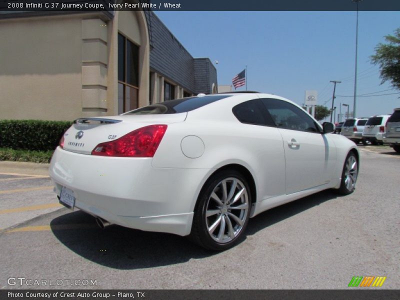 Ivory Pearl White / Wheat 2008 Infiniti G 37 Journey Coupe
