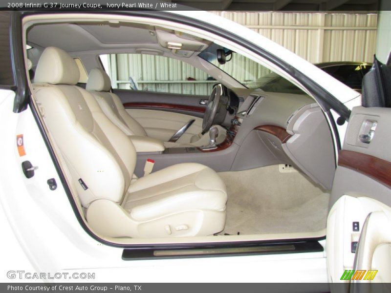 Ivory Pearl White / Wheat 2008 Infiniti G 37 Journey Coupe
