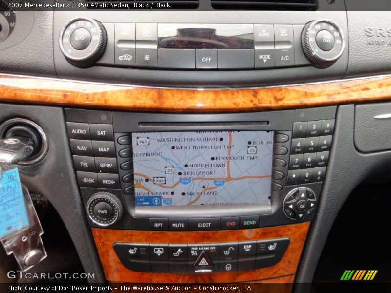 Black / Black 2007 Mercedes-Benz E 350 4Matic Sedan