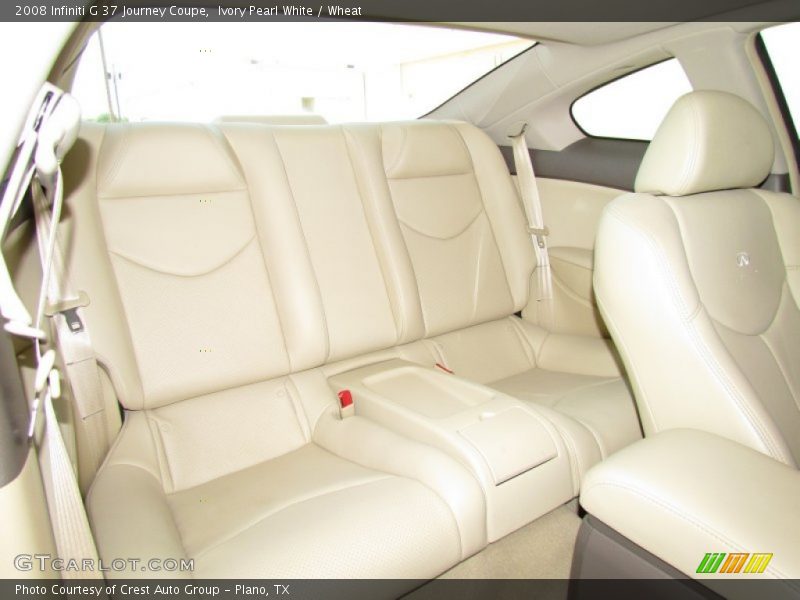 Ivory Pearl White / Wheat 2008 Infiniti G 37 Journey Coupe