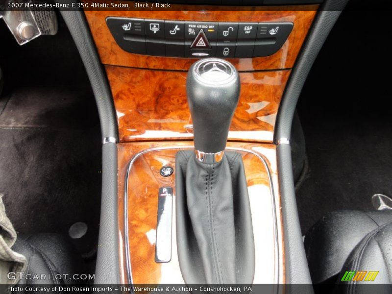 Black / Black 2007 Mercedes-Benz E 350 4Matic Sedan