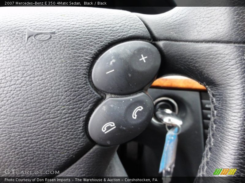 Black / Black 2007 Mercedes-Benz E 350 4Matic Sedan