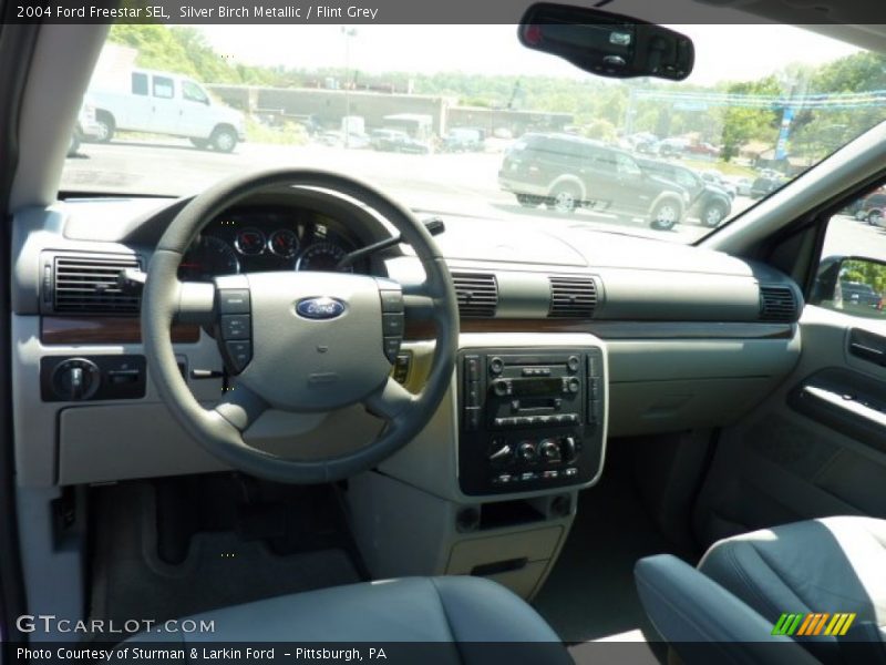 Silver Birch Metallic / Flint Grey 2004 Ford Freestar SEL