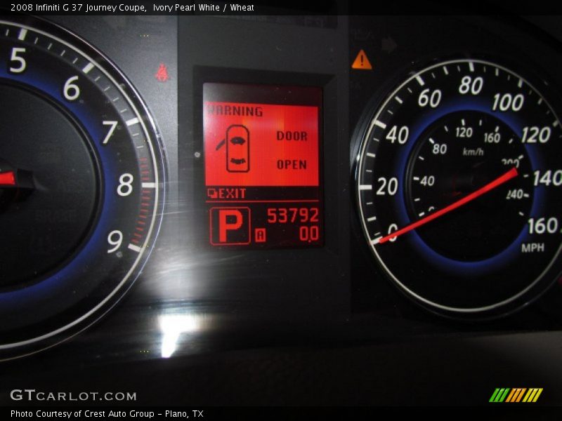 Ivory Pearl White / Wheat 2008 Infiniti G 37 Journey Coupe