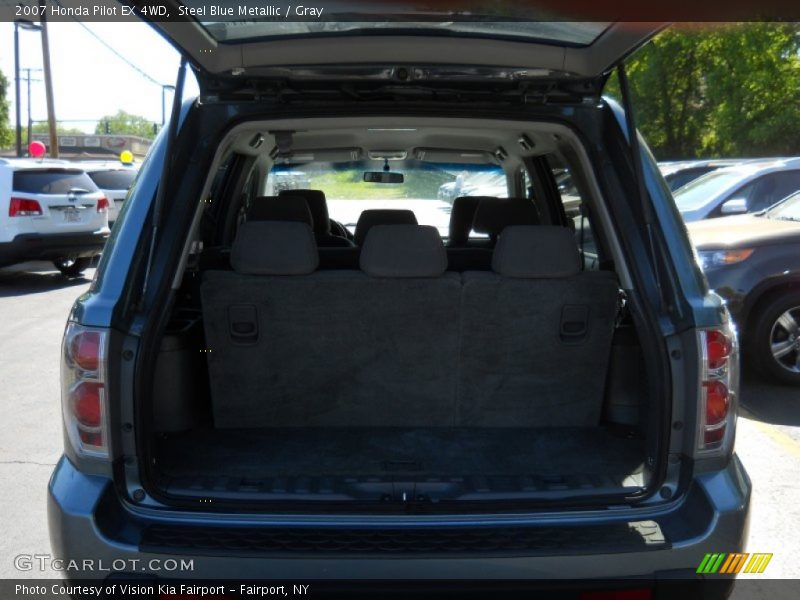 Steel Blue Metallic / Gray 2007 Honda Pilot EX 4WD