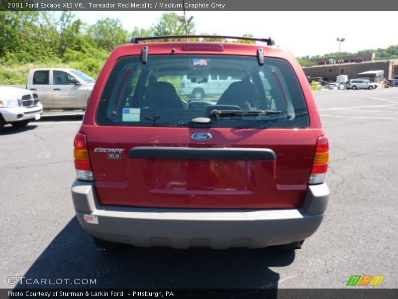 Toreador Red Metallic / Medium Graphite Grey 2001 Ford Escape XLS V6