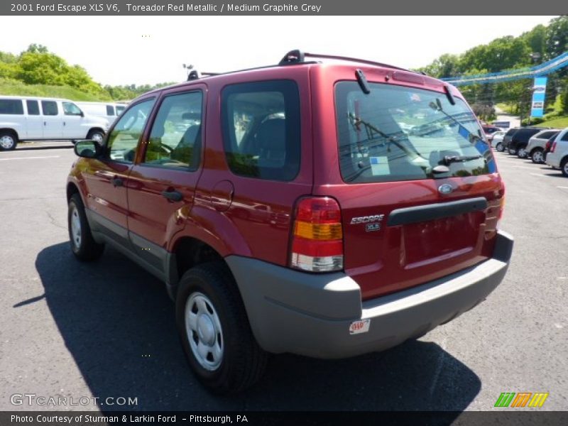Toreador Red Metallic / Medium Graphite Grey 2001 Ford Escape XLS V6
