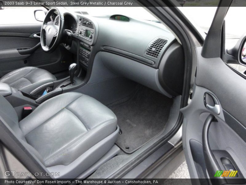  2003 9-3 Linear Sport Sedan Charcoal Grey Interior