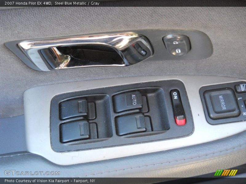 Steel Blue Metallic / Gray 2007 Honda Pilot EX 4WD