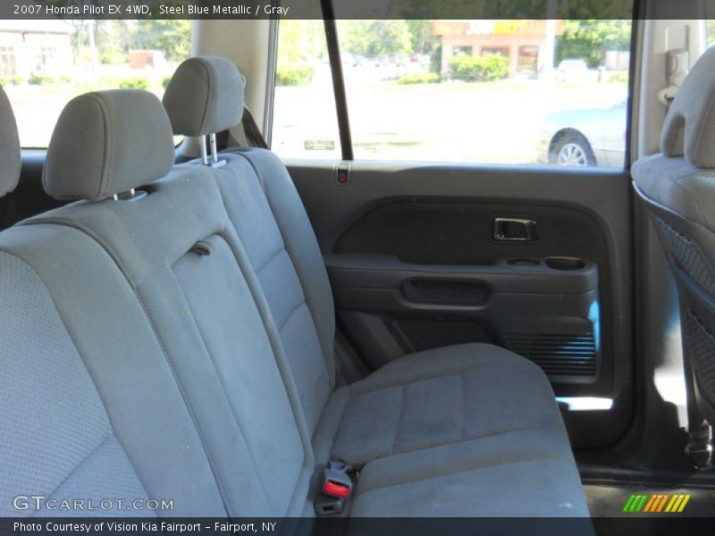 Steel Blue Metallic / Gray 2007 Honda Pilot EX 4WD
