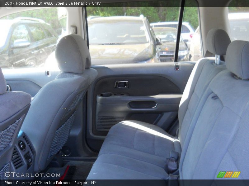 Steel Blue Metallic / Gray 2007 Honda Pilot EX 4WD