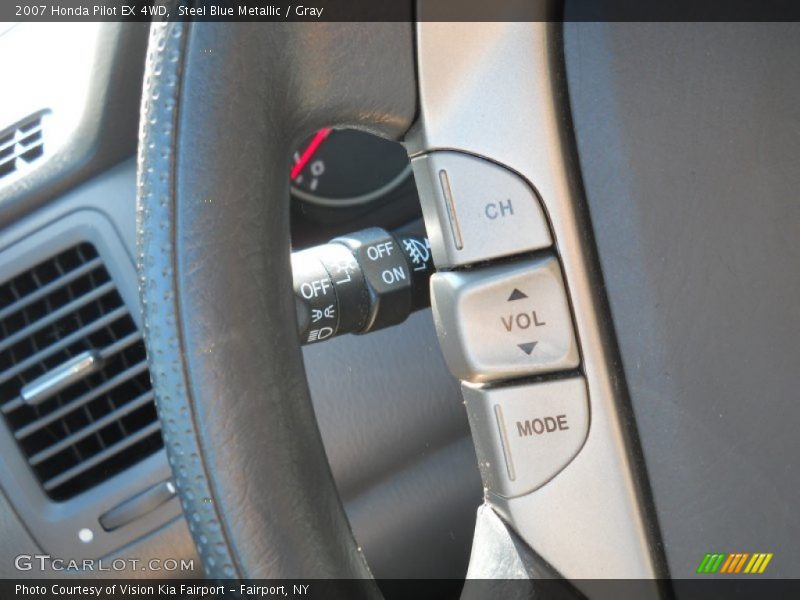 Steel Blue Metallic / Gray 2007 Honda Pilot EX 4WD