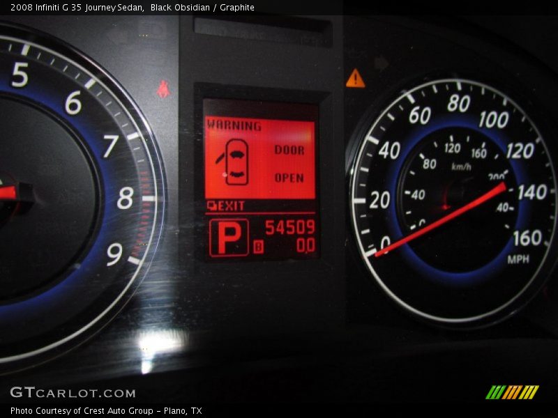 Black Obsidian / Graphite 2008 Infiniti G 35 Journey Sedan