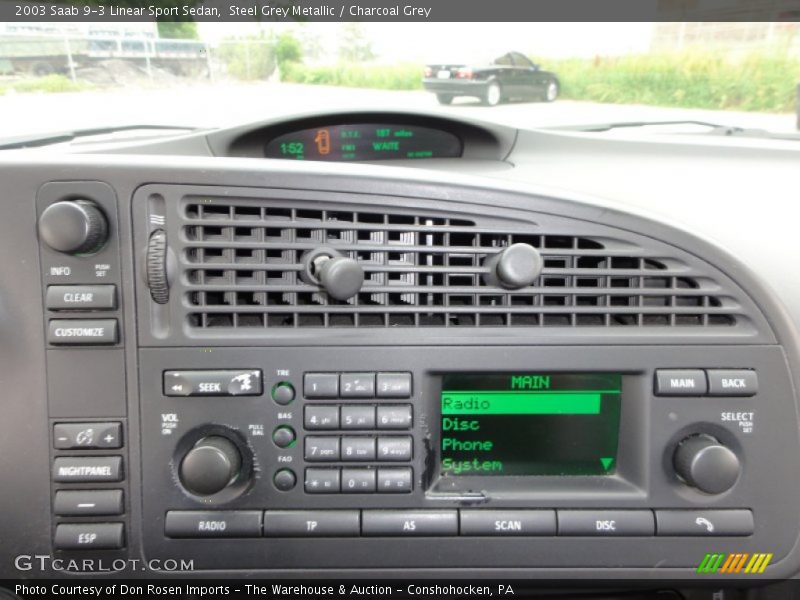 Controls of 2003 9-3 Linear Sport Sedan