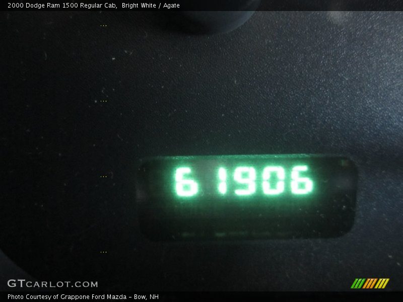 Bright White / Agate 2000 Dodge Ram 1500 Regular Cab