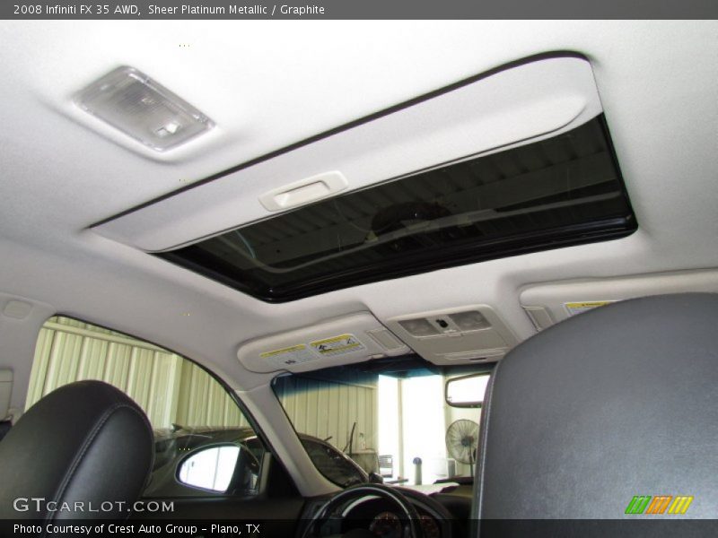 Sheer Platinum Metallic / Graphite 2008 Infiniti FX 35 AWD