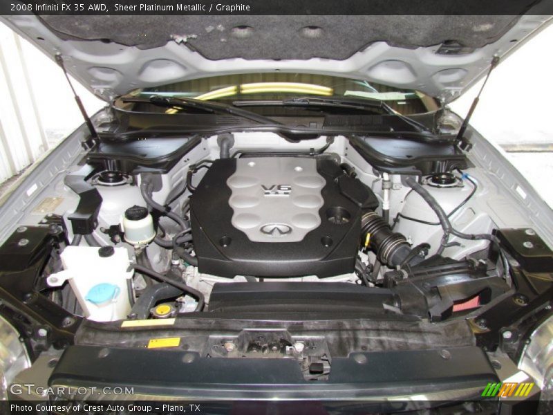 Sheer Platinum Metallic / Graphite 2008 Infiniti FX 35 AWD