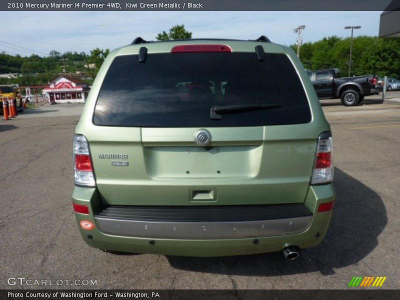 Kiwi Green Metallic / Black 2010 Mercury Mariner I4 Premier 4WD