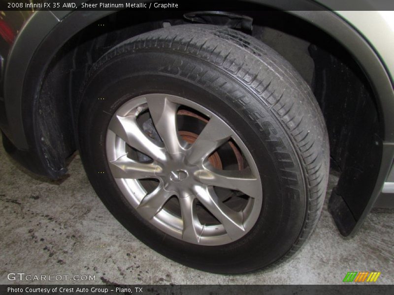 Sheer Platinum Metallic / Graphite 2008 Infiniti FX 35 AWD