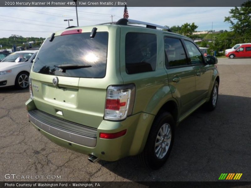 Kiwi Green Metallic / Black 2010 Mercury Mariner I4 Premier 4WD