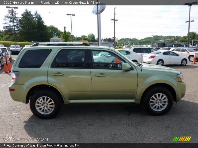 Kiwi Green Metallic / Black 2010 Mercury Mariner I4 Premier 4WD