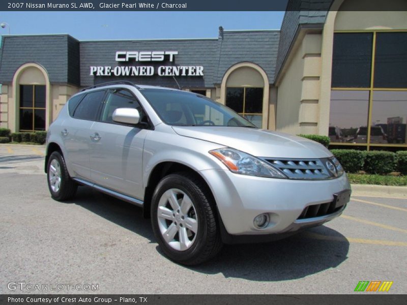 Glacier Pearl White / Charcoal 2007 Nissan Murano SL AWD