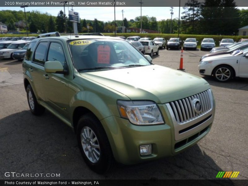 Kiwi Green Metallic / Black 2010 Mercury Mariner I4 Premier 4WD