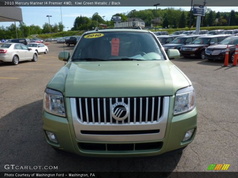 Kiwi Green Metallic / Black 2010 Mercury Mariner I4 Premier 4WD