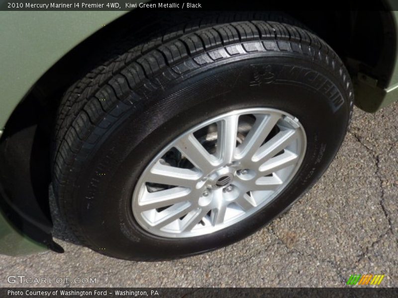 Kiwi Green Metallic / Black 2010 Mercury Mariner I4 Premier 4WD