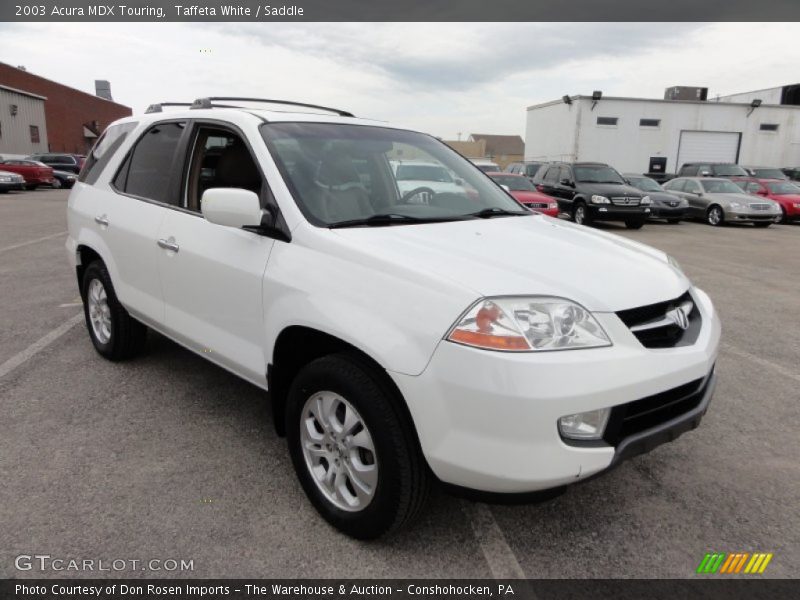 Taffeta White / Saddle 2003 Acura MDX Touring