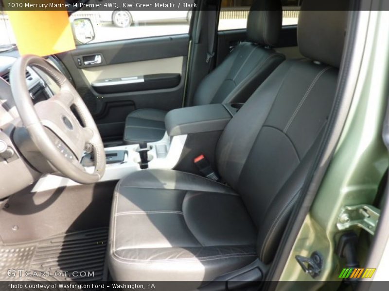 Kiwi Green Metallic / Black 2010 Mercury Mariner I4 Premier 4WD