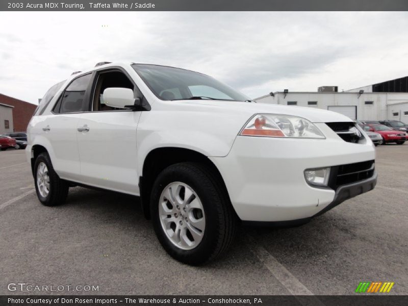 Taffeta White / Saddle 2003 Acura MDX Touring