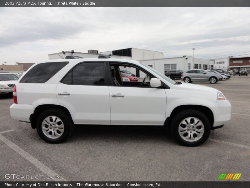 Taffeta White / Saddle 2003 Acura MDX Touring