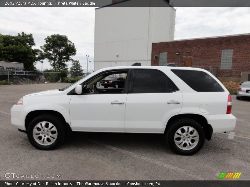 Taffeta White / Saddle 2003 Acura MDX Touring