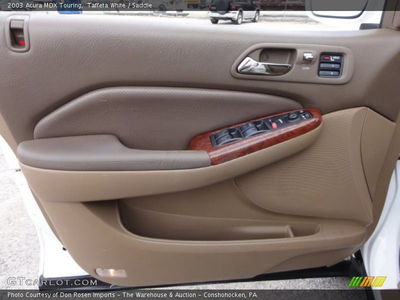 Taffeta White / Saddle 2003 Acura MDX Touring