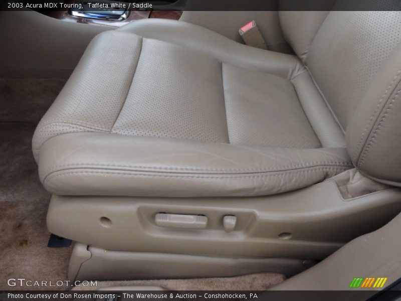 Taffeta White / Saddle 2003 Acura MDX Touring