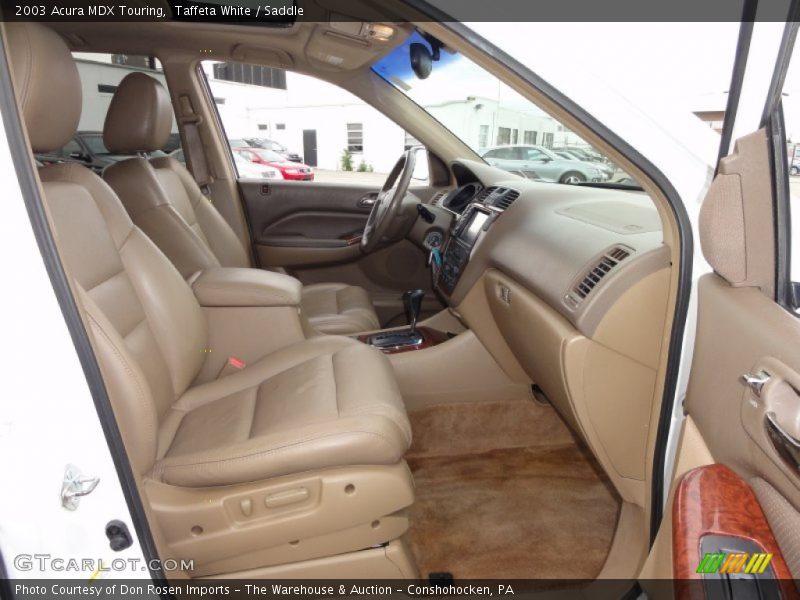 Taffeta White / Saddle 2003 Acura MDX Touring
