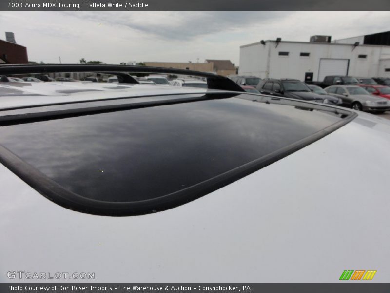 Taffeta White / Saddle 2003 Acura MDX Touring